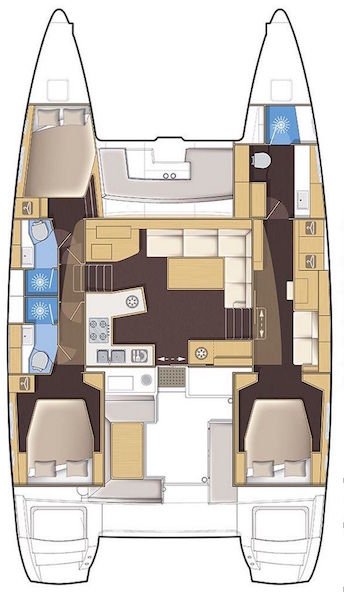 Kiralık Katamaran Lagoon 450